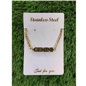 Gemini Zodiac Anklet