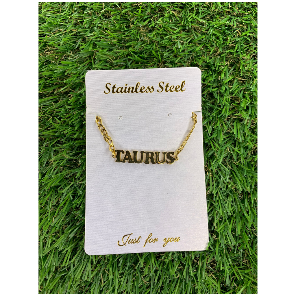 Taurus Zodiac Anklet